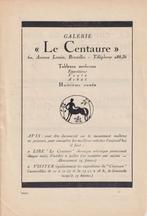 Adv. Galerie L'Epoque & Le Centaure (1928), Ophalen of Verzenden