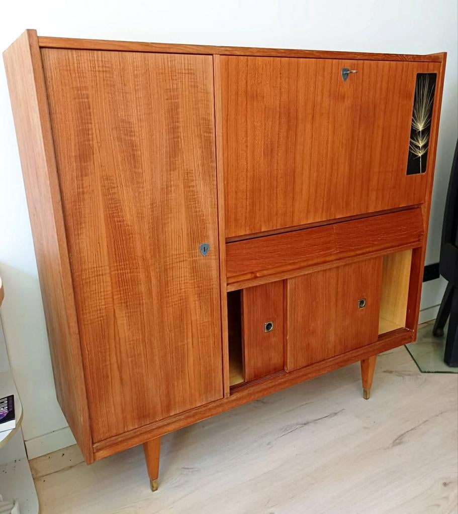 Vintage barkast., Ophalen