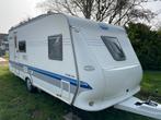 Netjes onderhouden Hobby De Luxe 500 KMFE (2005), Caravans en Kamperen, Hobby, Treinzit, Particulier, 5 tot 6 meter