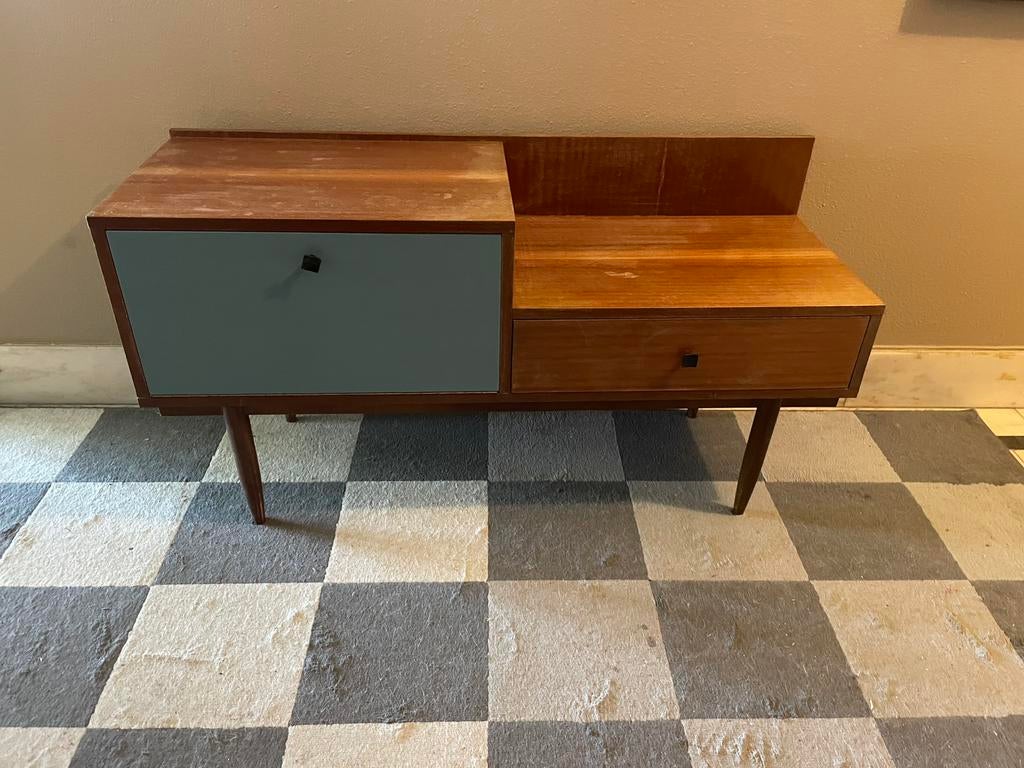 Meuble vintage scandinave annees 50/60, 65 cm ou plus, Enlèvement, Utilisé, 55 à 70 cm