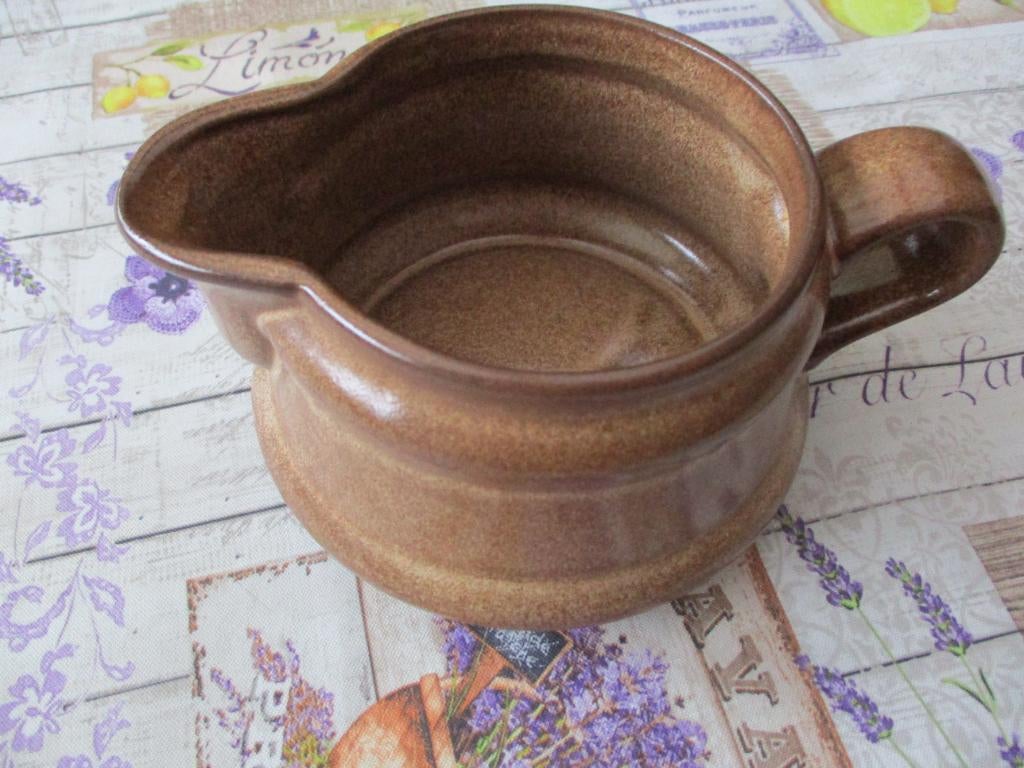 bruine sauskan, Maison & Meubles, Cuisine | Vaisselle, Enlèvement ou Envoi, Comme neuf, Uni, Autres types