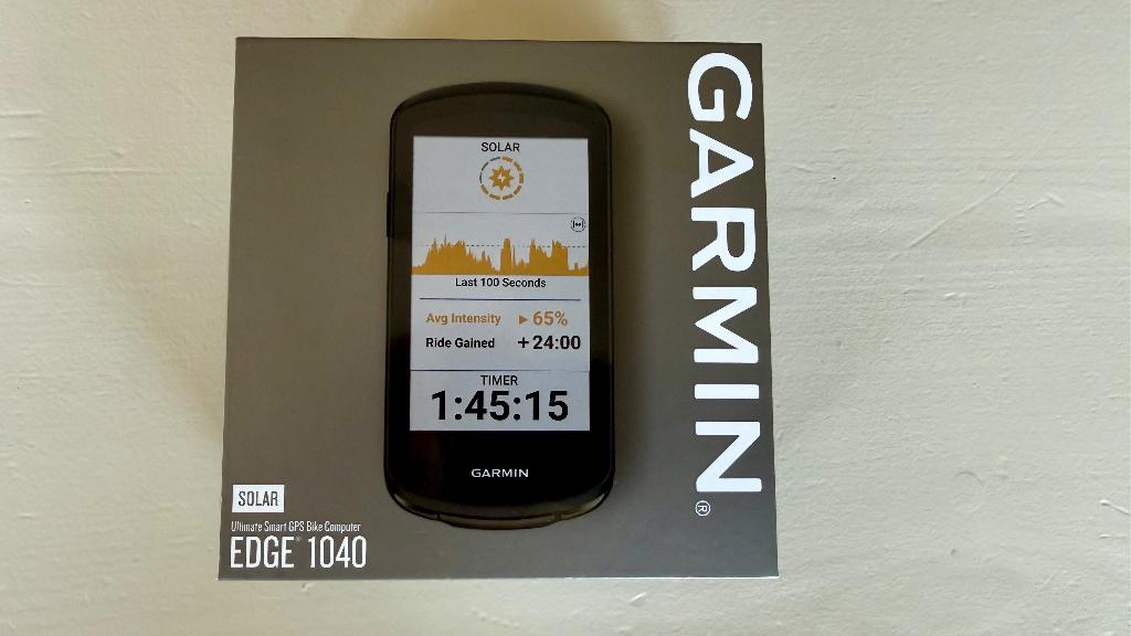 Garmin Edge 1040 Solar, Ophalen of Verzenden, Draadloos, Zo goed als nieuw