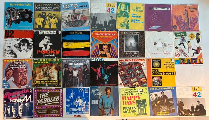 Lot met singles 7”, Cd's en Dvd's, Vinyl Singles, Zo goed als nieuw, Single, Dance, 7 inch, Ophalen of Verzenden