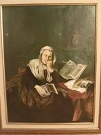 Schilderij v. Rembrand leerling: Nicolaes Maes. Hard werken, Ophalen of Verzenden