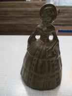 bronzen tafelbel dame (cloche), Enlèvement ou Envoi, Bronze