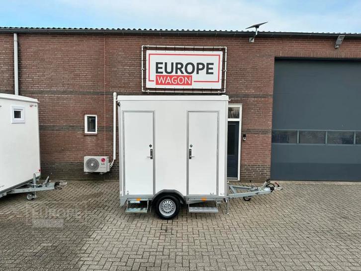 EasyWagon 1+1 toiletwagen nieuw ACTIEPRIJS, Articles professionnels, Machines & Construction | Abris de chantier & Conteneurs