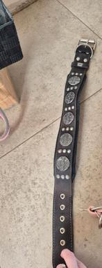 Honden halsband zwart en roze, Dieren en Toebehoren, Ophalen, Gebruikt