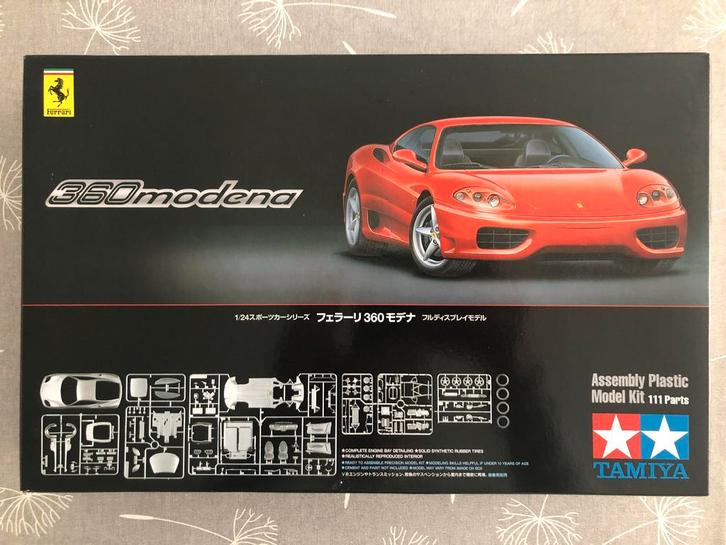 Tamiya Ferrari 360 Modena, Hobby & Loisirs créatifs, Modélisme | Voitures & Véhicules, Comme neuf, Tamiya, Envoi
