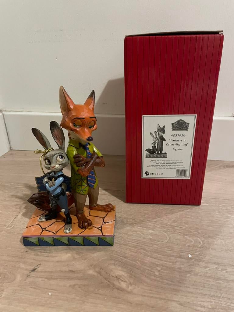 Disney traditions jim shore nick judy Zootopia (Zootropolis), Ophalen of Verzenden, Zo goed als nieuw