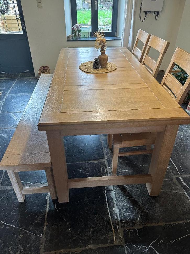 Salle à manger, Maison & Meubles, Tables | Tables à manger, Utilisé, 50 à 100 cm, 150 à 200 cm, Cinq personnes ou plus, Rectangulaire