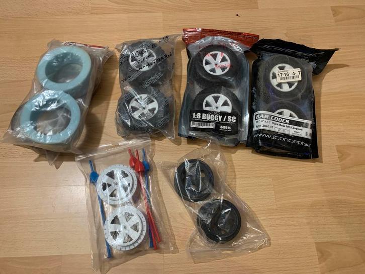 Lot de roues Short course RC, Hobby en Vrije tijd, Modelbouw | Radiografisch | Auto's, Gebruikt, Auto offroad, Schaal 1:10, Ophalen of Verzenden