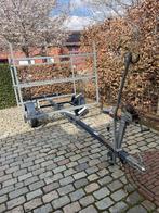 Boottrailer voor oa 2 lasers met afneembare kooi, Watersport en Boten, Boottrailers, Ophalen, Minder dan 1500 kg, Gebruikt, Open zeilboottrailer