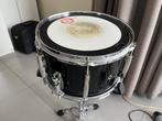 Pearl snare drum + stand + case + damper, Musique & Instruments, Enlèvement, Utilisé, Pearl