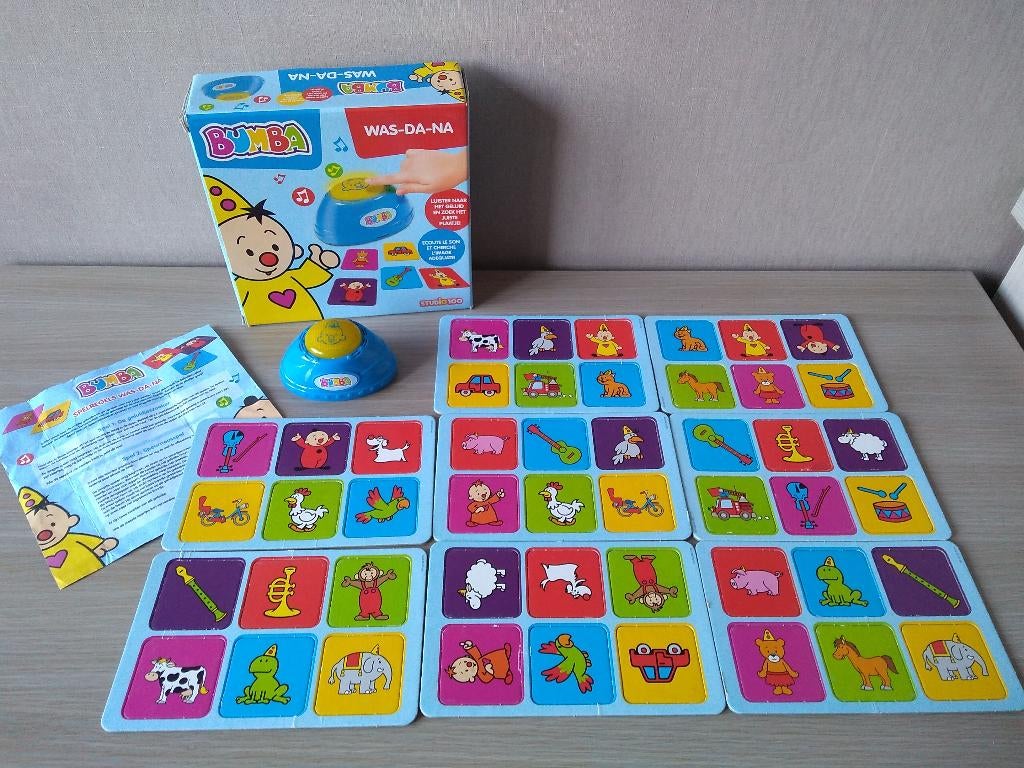 ✪ Spelletje Bumba 'was da na', Kinderen en Baby's, Ophalen of Verzenden, Gebruikt, Met geluid