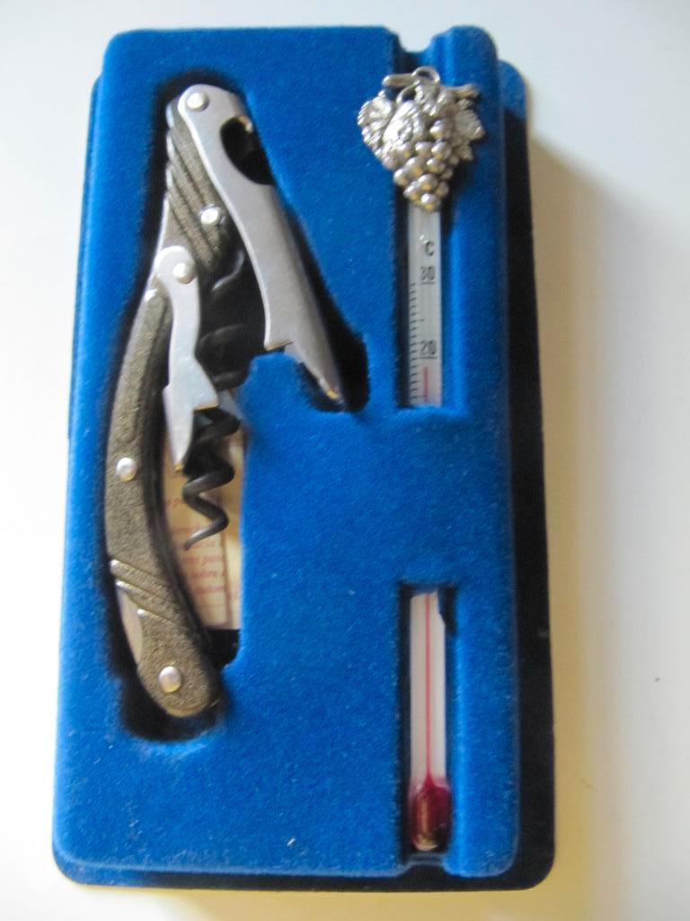 Set kurkentrekker en thermometer., Ophalen of Verzenden, Nieuw