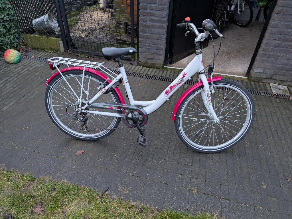 Fiets voor meisje , 6-12 maat 24, Fietsen en Brommers, Fietsen | Dames | Damesfietsen, Ophalen, Zo goed als nieuw