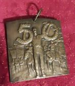 médaille 50e anniversaire de l'organisation Vooruit à Gand., Timbres & Monnaies, Pièces & Médailles, Enlèvement ou Envoi, Bronze