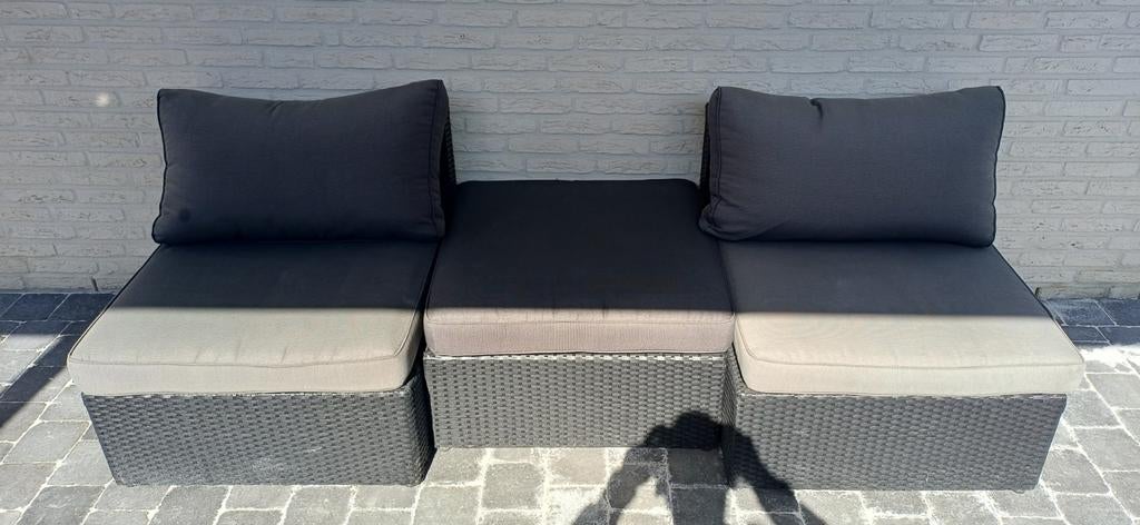 Tuinset met kussens tuinsets/tuinmeubels/loungeset, Tuin en Terras, Tuinbanken, Rotan, Ophalen