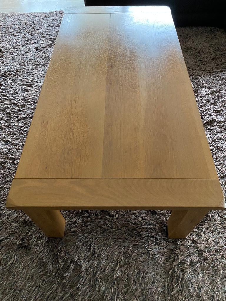 SALONTAFEL IN EIK TE KOOP, 100 à 150 cm, Moins de 50 cm, Rustiek, Enlèvement