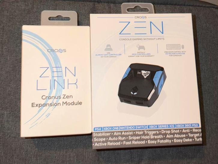 Cronus zen + zen link + 2 script COD BO7, Consoles de jeu & Jeux vidéo, Consoles de jeu | Sony PlayStation 5, Comme neuf, Enlèvement ou Envoi