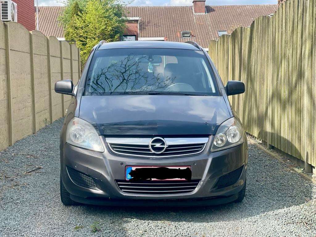 Opel Zafira 1.7 Diesel 7 Plaats, Auto's, Voorwielaandrijving, Euro 5, Zwart, 5 deurs