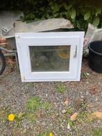 Wit pvc raam dubbel glas gratis, Ophalen, Gebruikt