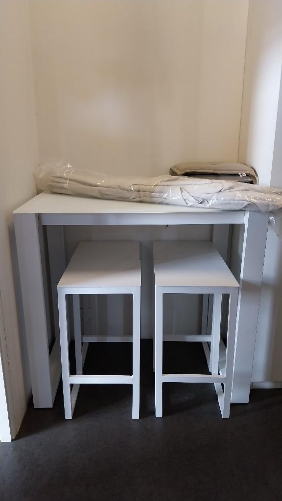 Terrastafel, Ophalen, Gebruikt, Rechthoekig, Aluminium