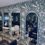 spiegel kaptafel kapsalon kapper ovaal led verlichting, Enlèvement ou Envoi, Neuf