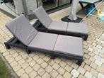 2 allibert ligbedden/ligstoelen, Tuin en Terras, Ophalen, Zo goed als nieuw, Verstelbaar