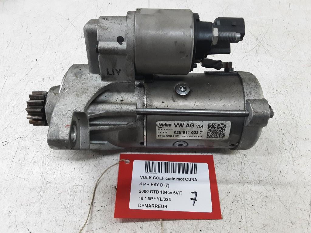 DÉMARREUR Volkswagen Golf VII (AUA) (02E911023T), Volkswagen, Mevr. I. Hauben, Utilisé, Rue de l'Espoir 34 34
4030  GRIVEGNÉE, BE