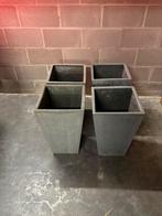 4 stenen bloembakken, Tuin en Terras, Ophalen, Gebruikt
