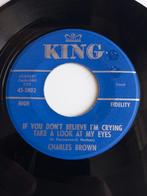 CHARLES BROWN. R&B SOUL . USA 45T, Ophalen of Verzenden
