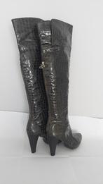 782C* Bruphils - sexy hoge olijfkleurige leren laarzen (39), Hoge laarzen, Overige kleuren, Verzenden, Bruphils