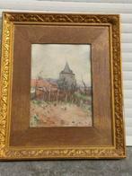 aquarelle signe Célestin Charles jacquet, Enlèvement ou Envoi