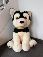 Husky pluchen hond, Kinderen en Baby's, Speelgoed | Knuffels en Pluche, Ophalen, Zo goed als nieuw, Hond