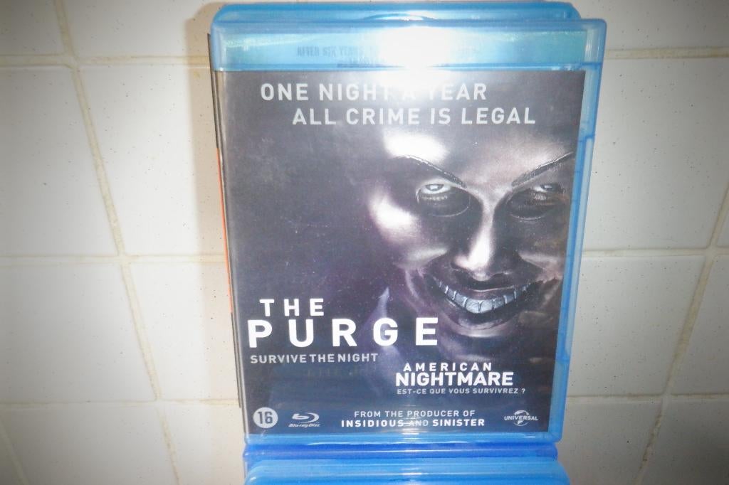 BLU RAY The Purge American Nightmare., Ophalen of Verzenden, Zo goed als nieuw, Horror
