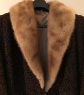 Astrakan bontjas (NIEUW) !, Kleding | Dames, Jassen | Winter, Nieuw, Maat 42/44 (L), Bruin, Ophalen