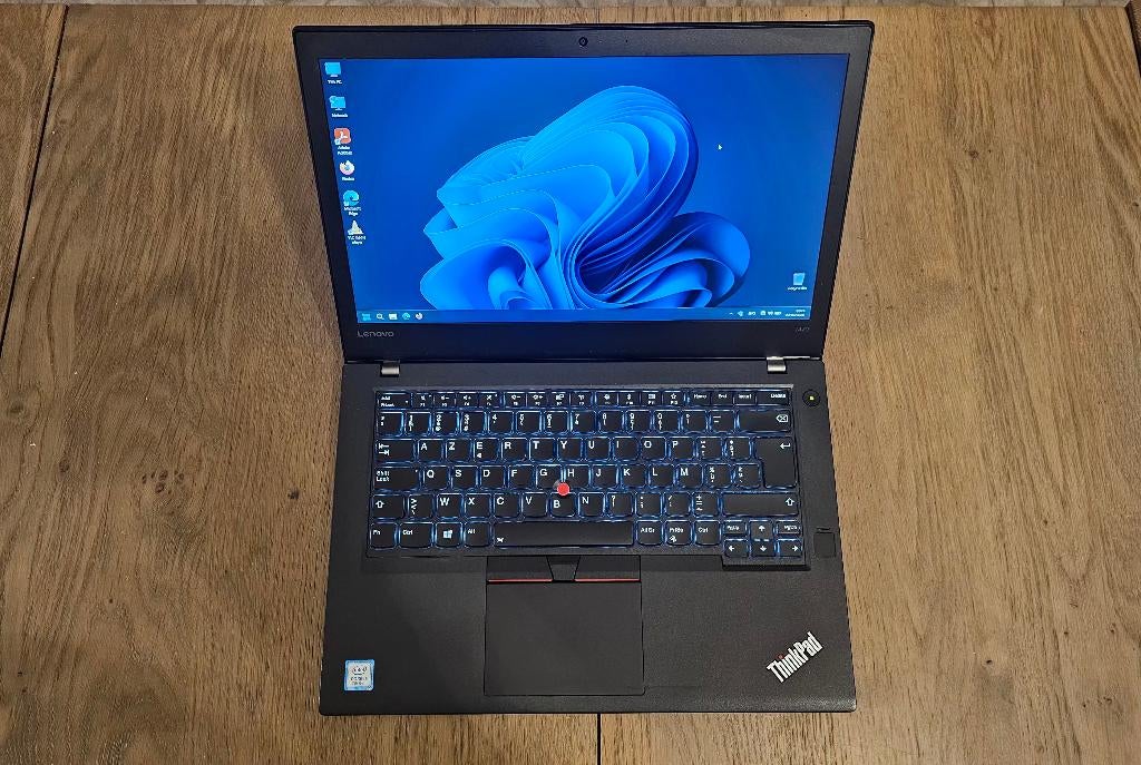 Lenovo Thinkpad T470 laptop - Win 11 Pro, Lenovo Thinkpad, Gebruikt, 2 tot 3 Ghz, Intel Core i5-7200U