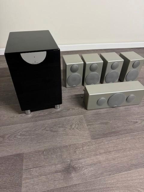 Luidspreker set, Audio, Tv en Foto, Luidsprekerboxen, Zo goed als nieuw, Complete surroundset, 120 watt of meer, Overige merken