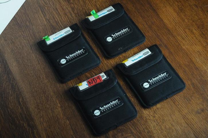 Schneider solid ND filters in 4X5.6”, Audio, Tv en Foto, Professionele apparaten, Zo goed als nieuw, Ophalen of Verzenden