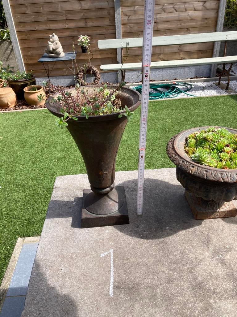 Gietijzeren potten, Ophalen, Gebruikt