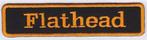 Harley Davidson Flathead stoffen opstrijk patch embleem #1, Motoren, Verzenden, Nieuw