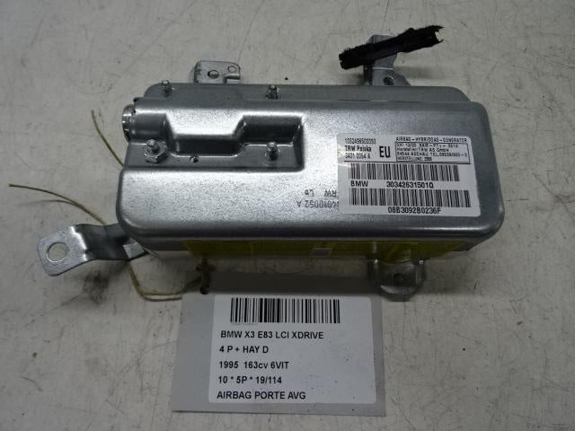 AIRBAG PORTE AVANT GAUCHE BMW X3 (E83) (30342631501Q), Autos : Pièces & Accessoires, Utilisé, BMW