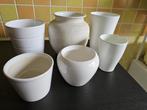 Lot de 6 cache-pot en céramique, Jardin & Terrasse, Moins de 25 cm, Comme neuf, Enlèvement, Intérieur