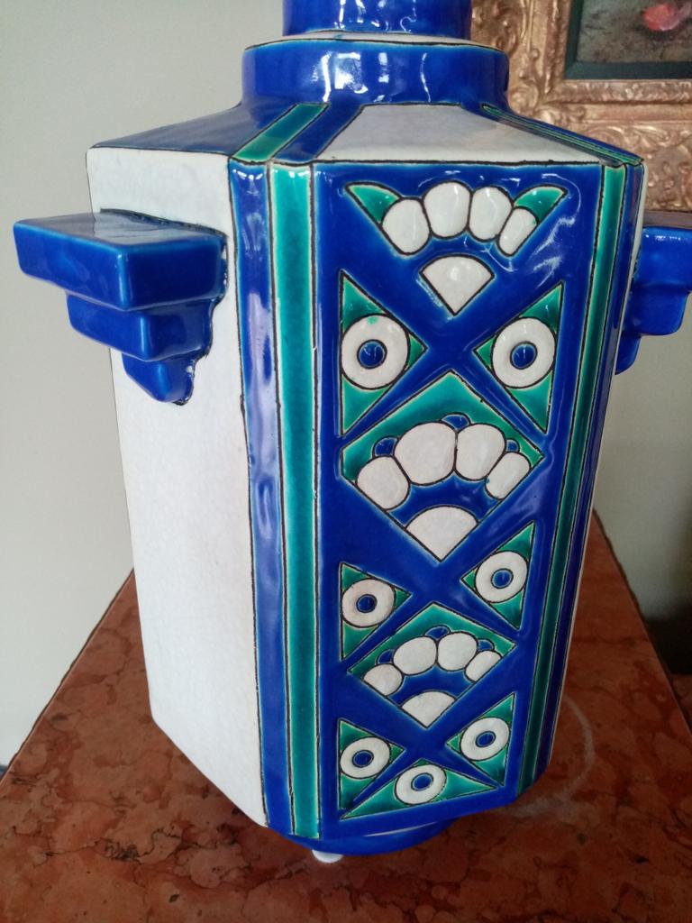 Boch keramis Catteau art déco géométrique, Antiquités & Art