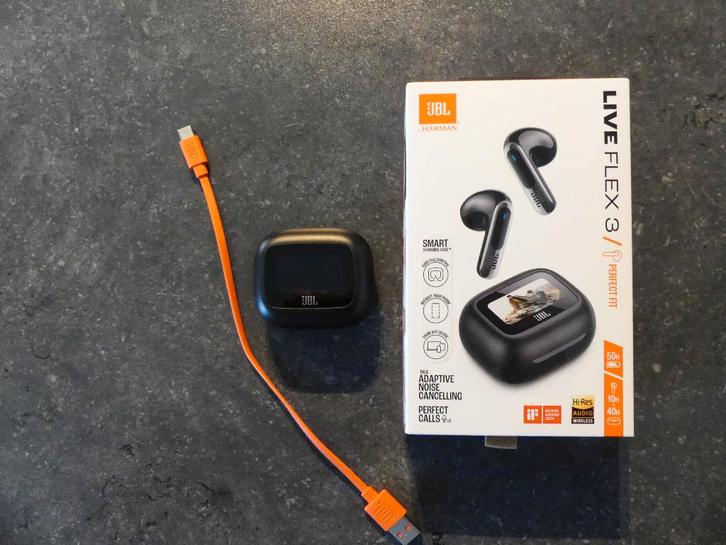 JBL LIVE FLEX 3 draadloze oortjes, Audio, Tv en Foto, Hoofdtelefoons, Zo goed als nieuw, Op oor (supra aural), Overige merken
