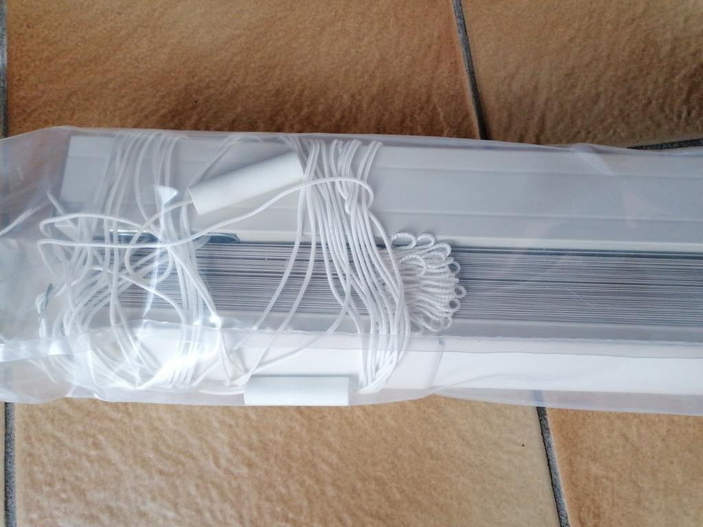 Horizontale lamellen, Ophalen, Wit