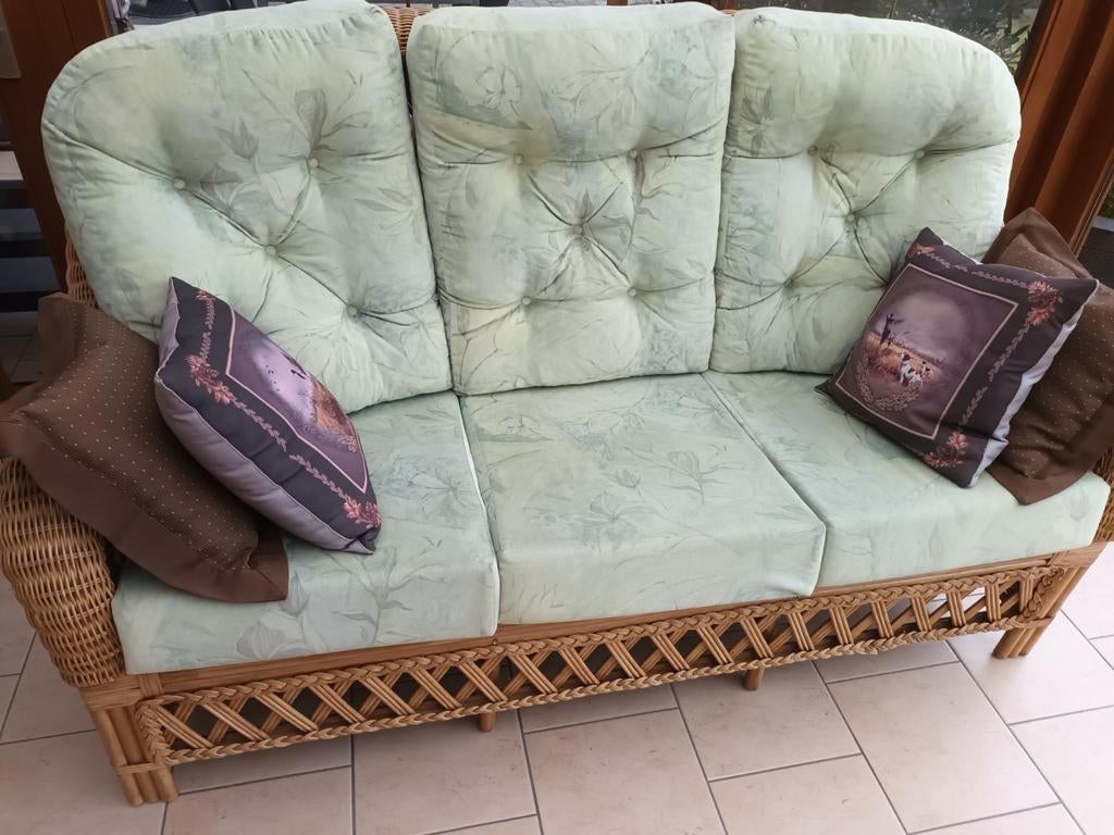 Rotan salon, Ophalen, Rotan