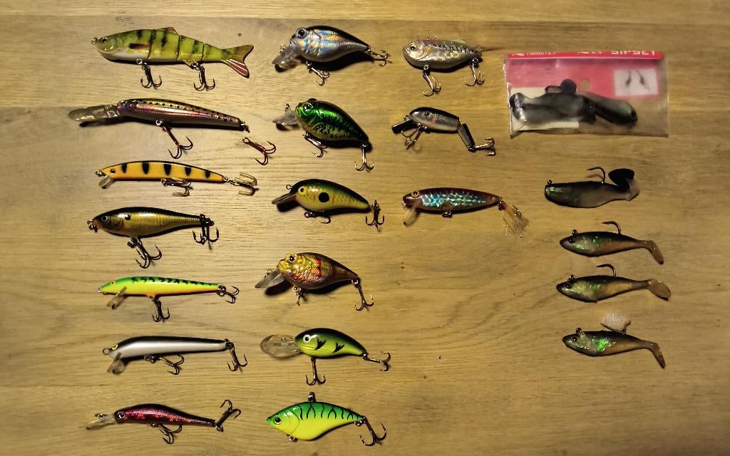 23 kunstaas.10€, Watersport en Boten, Ophalen, Nieuw, Complete set