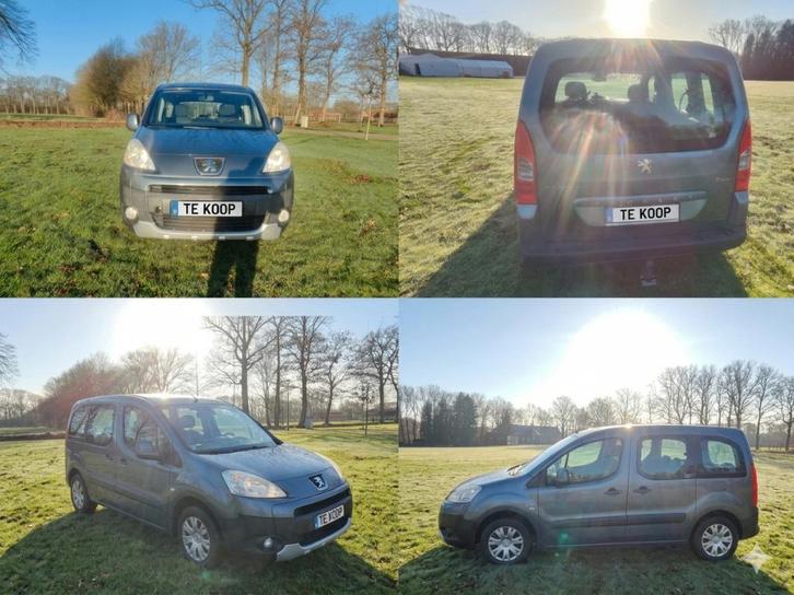 Peugeot Partner Tepee, Auto's, Peugeot, Particulier, Partner, Diesel, Euro 4, 5 deurs, Handgeschakeld, Zilver of Grijs, Grijs